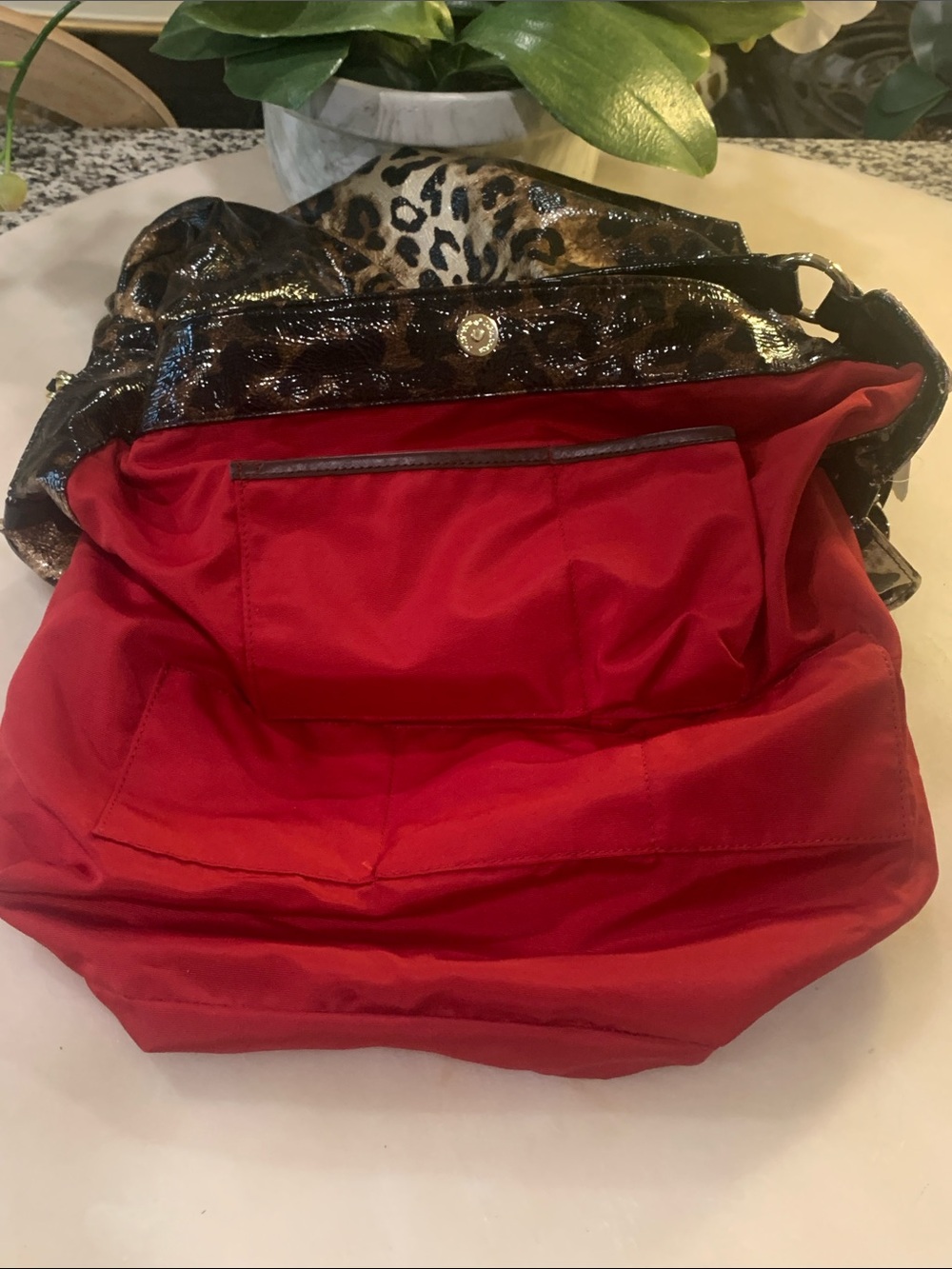 Gianni Bini Leopard and Tan Satchel - Picture 14 of 15